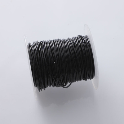黑色包胶钢丝绳穿手链细钢丝线直径0.38-6mm用于吊灯钓鱼套