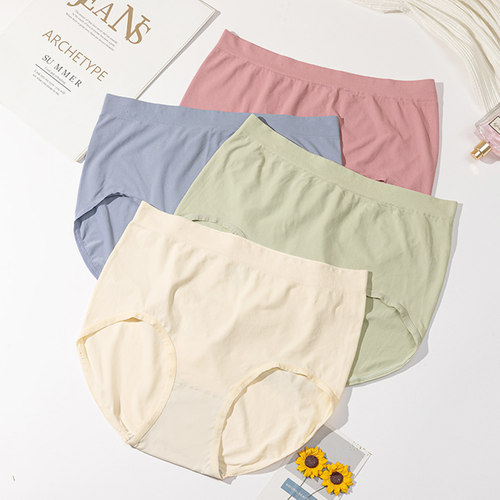 内裤大码女全棉抗菌透气无痕少女
