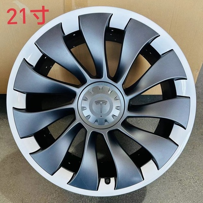 适用特斯拉Modely 21寸P版轮毂盖钢圈罩轮胎帽高性能全轮毂保护罩