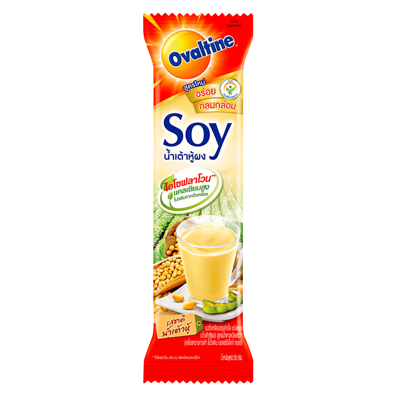 泰国soy进口阿华田豆浆粉原味芝麻味速溶豆奶粉冲饮品营养代早餐