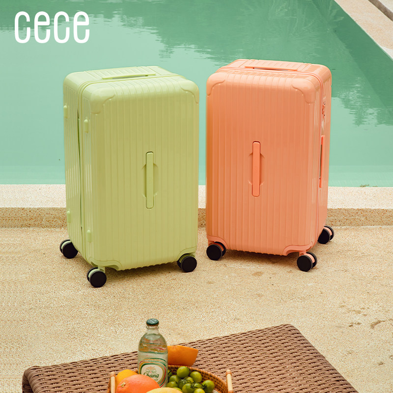 【夏日限定】CECE大容量拉链行李箱加厚结实耐用旅行拉杆学生箱子