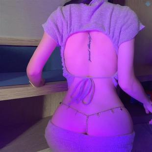 开洞性感网纱超火丁子内裤 丁字裤 女蕾丝女士 激情开裆裤 情侣短裤