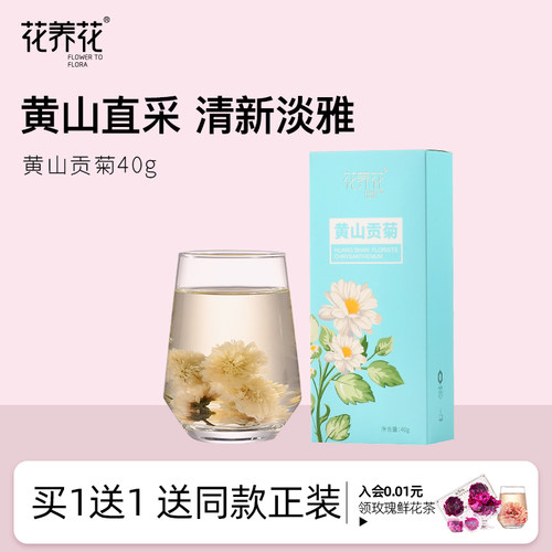 黄山金丝旗舰店盒装泡水菊花茶