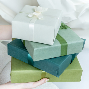 纸礼品纸大尺寸圣诞节情人节送 时光印象系列简约轻奢纯色礼物包装