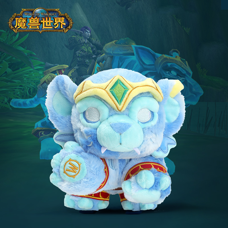 Blizzard暴雪官方游戏周边魔兽世界老虎坐骑毛绒公仔-封面