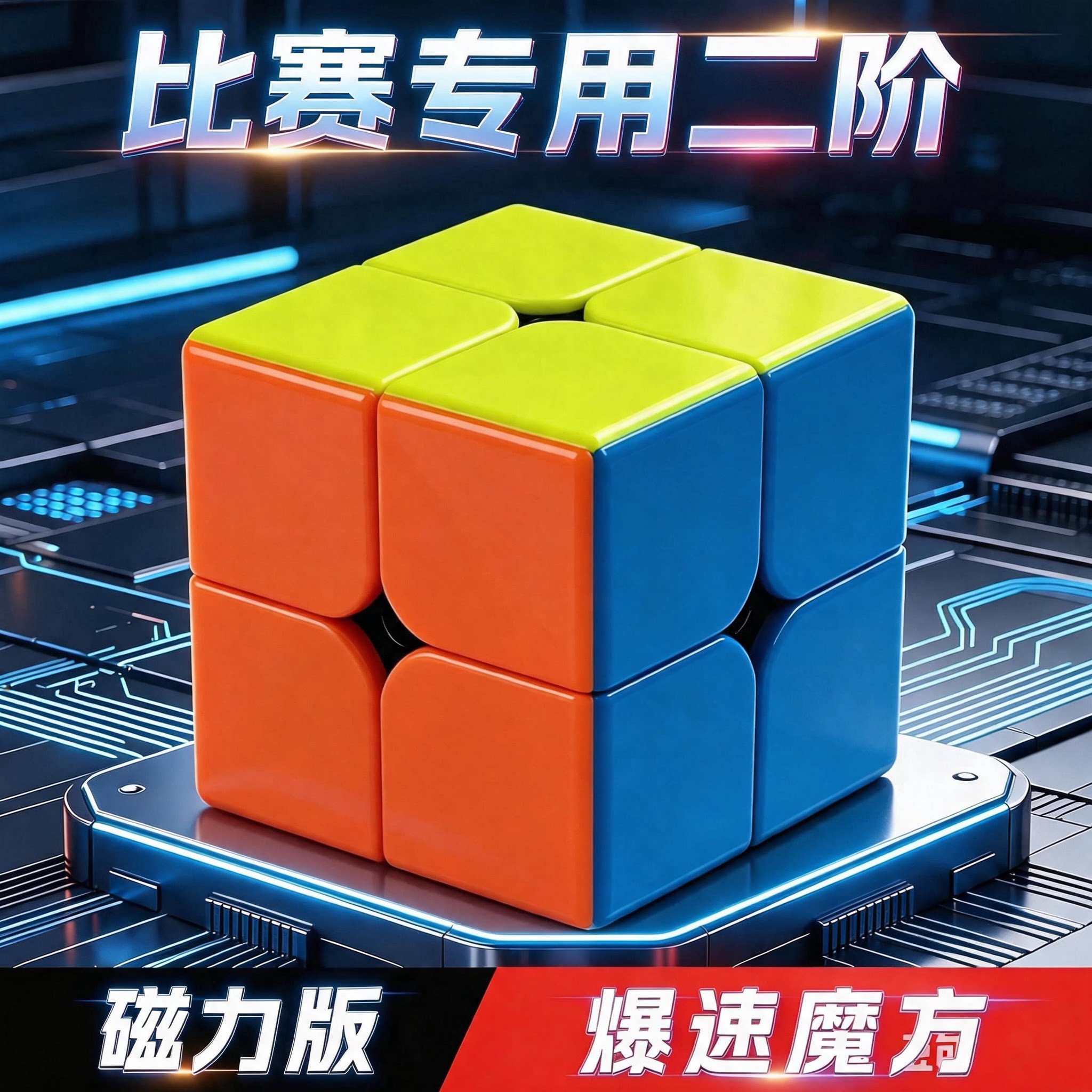 奇艺魔方二阶3三四4磁力比赛专用图片