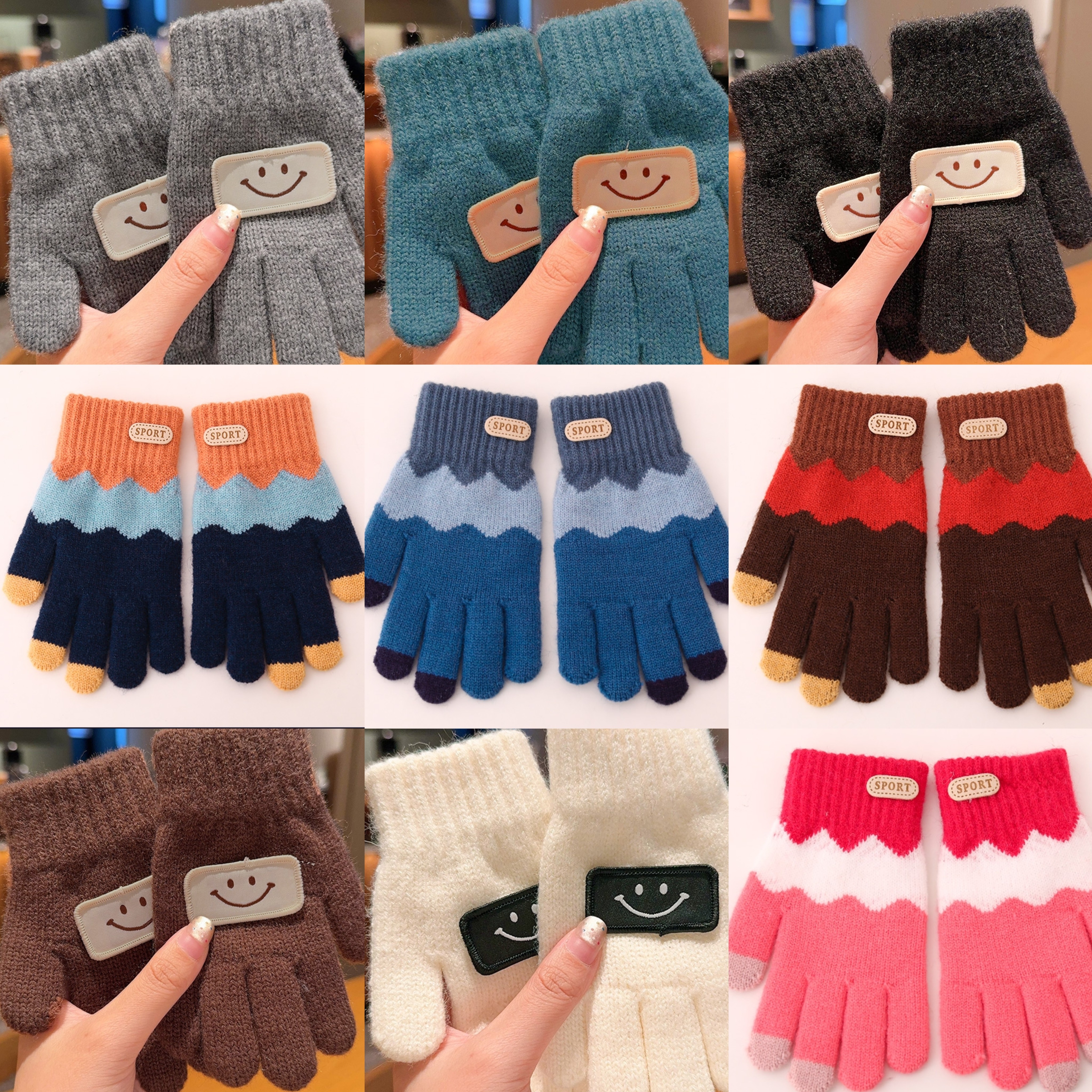 儿童手套男童女孩秋冬保暖防风防寒五指套户外玩耍骑车分指加绒厚,童装/婴儿装/亲子装,手套,淘宝优惠券,粉丝福利购,淘宝优惠卷