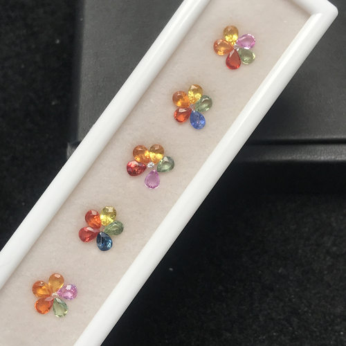 水滴椭圆马眼蓝宝石彩拼现货