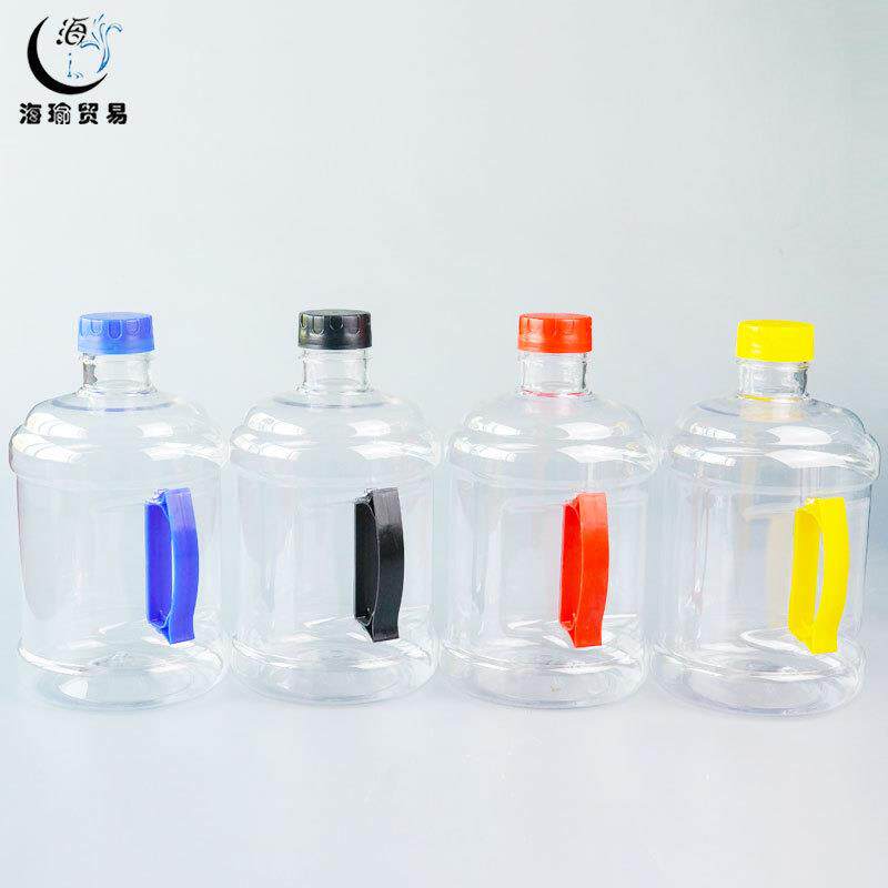 新款直销2.5L3L透明空桶PET密封水桶手提式矿泉水桶塑料油桶酒桶