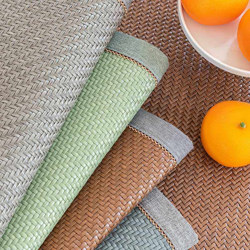 新款直销凉感PE藤席夏季沙发垫子天然凉席坐垫防滑轻奢高级感夏天,床上用品,藤席,淘宝优惠券,粉丝福利购,淘宝优惠卷