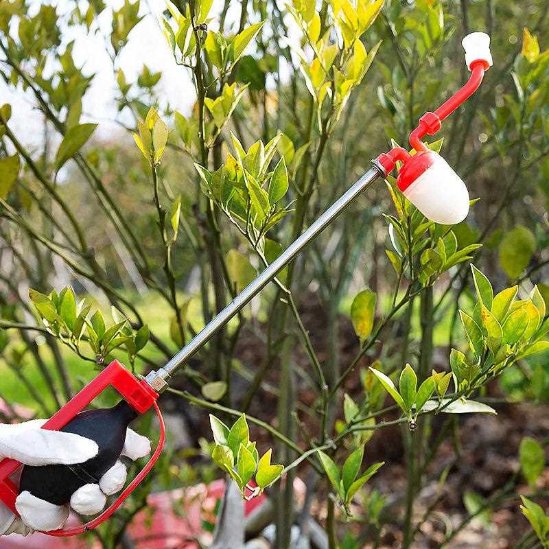 新款直销农用授粉器人工果树花粉桃树梨树番茄新款手动气囊式防病