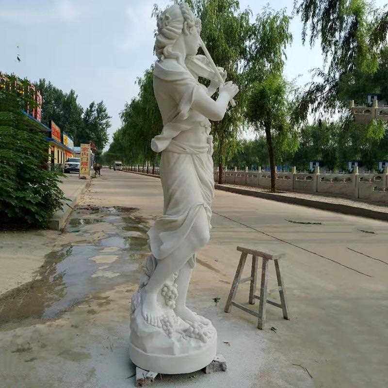 新款直销定制 欧式 拉小提琴铜雕 大型玻璃钢 主题公园雕塑