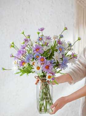 新款直销婚庆多头野菊花跨境仿真花家居装饰INS风假花MW66785