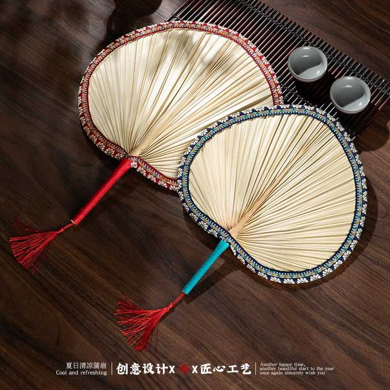 新款直销扇子老式蒲扇夏天家用手工编制腰扇中国古风大芭蕉扇儿童