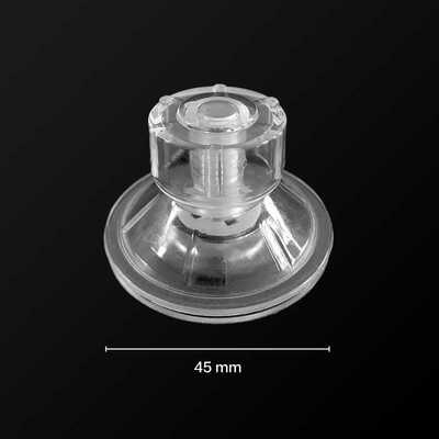 新款直销4.5cm螺丝帽旋转吸盘水族鱼缸卵化器乌龟晒台猫咪吊床隔