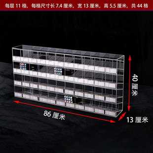 新款直销亚克力透明下笔架文具店马克笔中性笔彩笔大容量斜插收纳