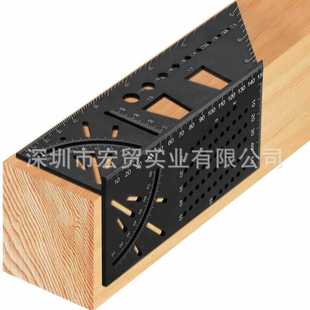 新款直销新款ABS木工角尺45度90度K靠尺过线角度尺子止型定规燕尾