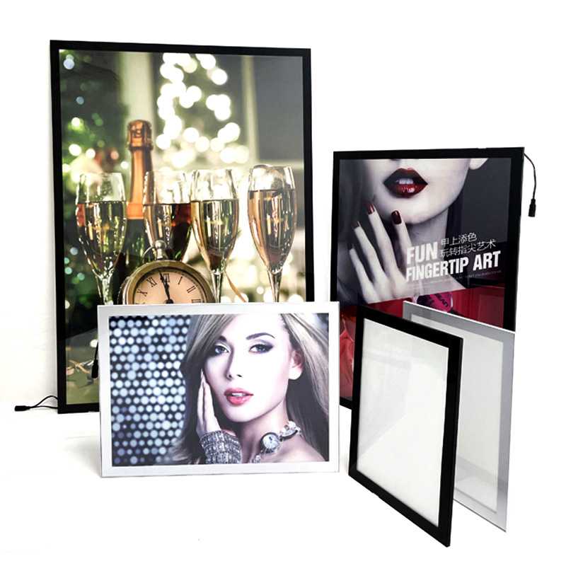 新款直销定制led超薄灯箱单面发光室内店铺专用点餐发光燈箱广告