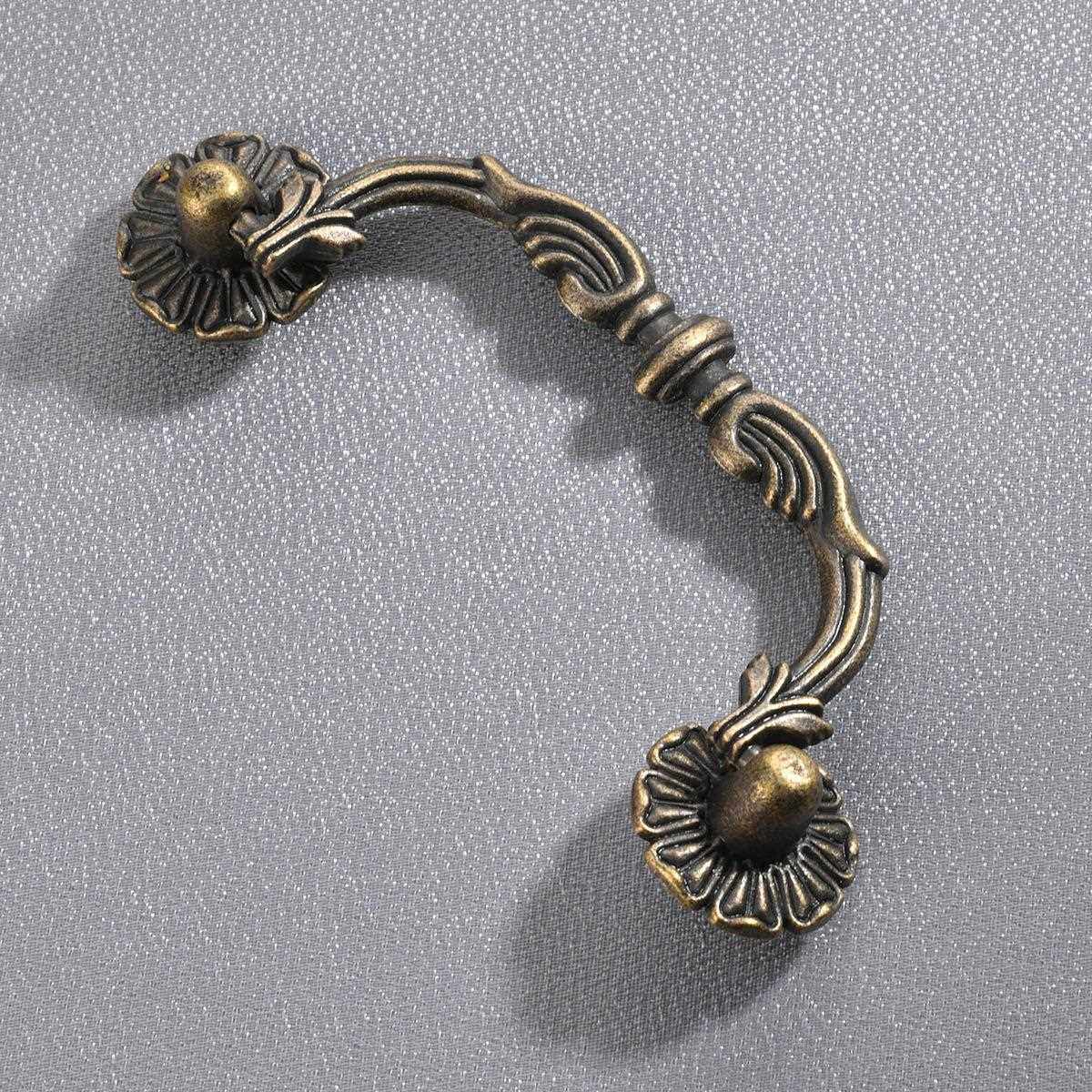 新款直销-365欧式仿古拉手橱柜子门把手抽屉衣柜门条形拉手85mm孔