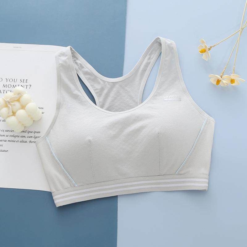 新款直销少女文胸运动学生内衣少女款背心女童发育期跑步胸罩初中