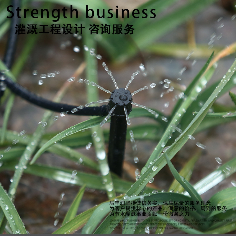 新款直销流量可调滴头 滴灌雾化微喷头自动浇花器滴管带园艺地插