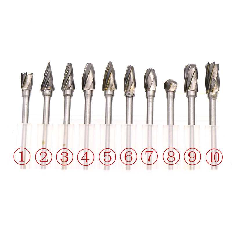 新款直销电磨打磨头 粗齿钨钢硬质合金旋转锉 根雕磨头 木工工具