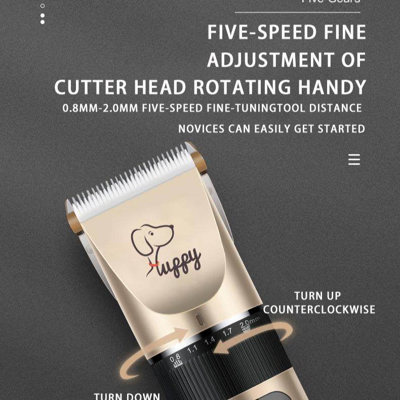 新款直销亚马逊推毛器狗狗剃毛器宠物电推剪电动推子理发器套装猫