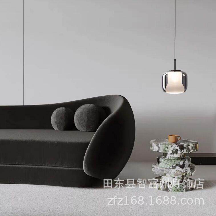 新款直销欧式风格双层玻璃餐厅吊灯吧台吊灯现代简约创意个性书房