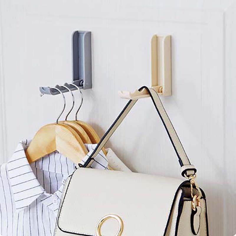 新款直销创意新款可折叠门后免打孔挂钩塑料家用壁挂式挂衣架衣帽,收纳整理,挂钩/粘钩,淘宝优惠券,粉丝福利购,淘宝优惠卷