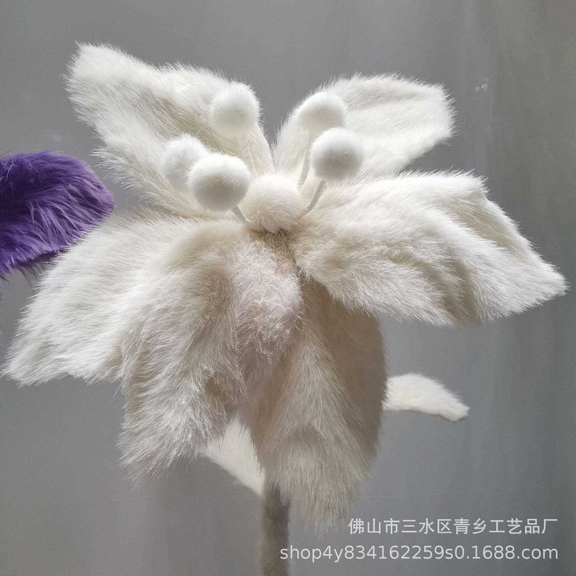 新款直销巨型毛毛花材料包手工长毛怪拍照背景商场美陈橱窗装饰大