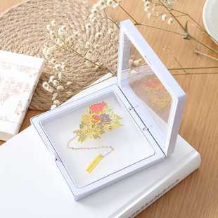 新款直销金属书签 创意中国风精美彩印繁花似锦黄铜文创礼品书签8