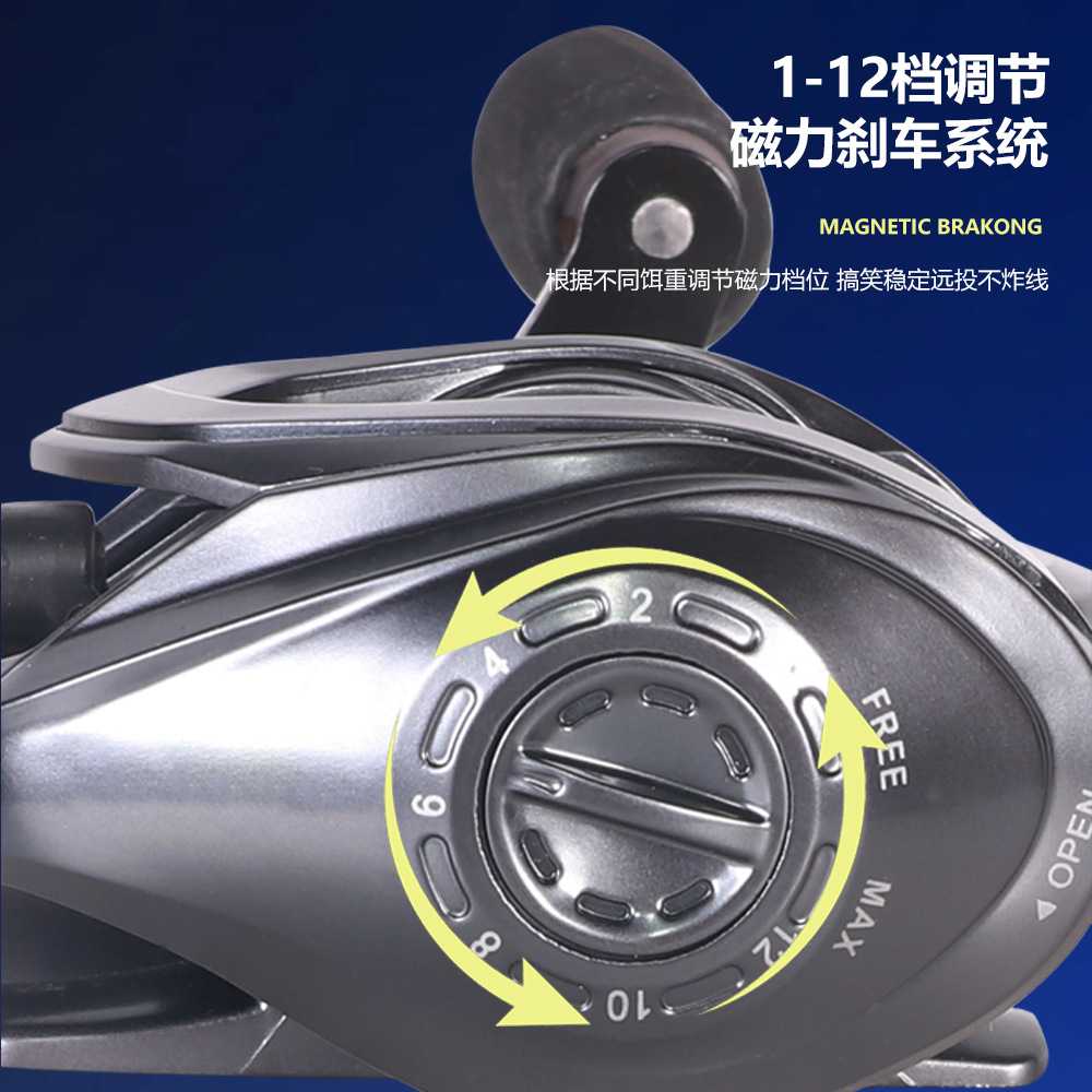 新款直销跨境远投路亚微物水滴轮纺车轮鱼轮渔线轮不防炸线渔轮金