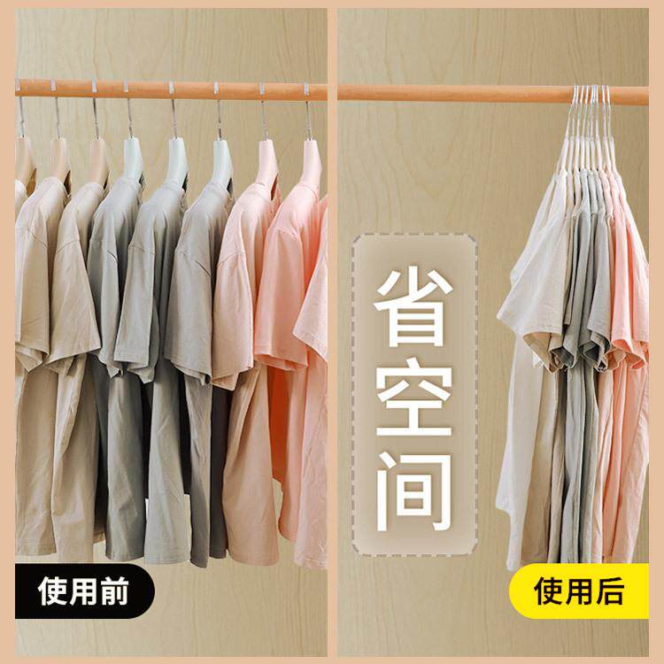 新款直销植绒衣架整理师专用防滑无痕家用加厚挂衣衣撑成人