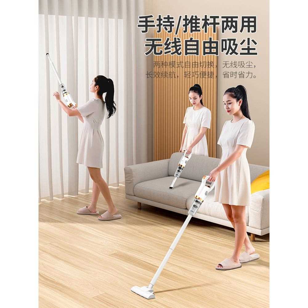 新款直销吸尘器家用手持吸尘器吸拖一体机无蒸汽拖把懒人拖把新无