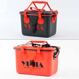 新款直销矶钓桶窝料饵料桶EVA装鱼桶钓鱼桶一体成型加硬活鱼桶多