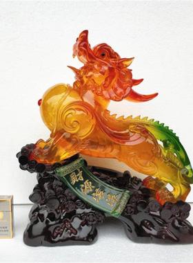 新款直销新款财源滚滚 招财貔貅 树脂工艺品 家居装饰摆件 乔迁开