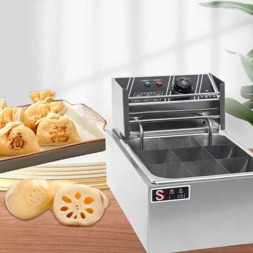 新款直销单盆九格关东煮机商用小吃设备 摆摊串串香麻辣烫美食神