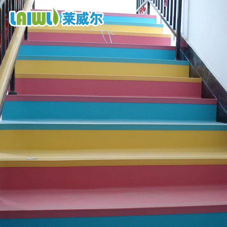 新款直销PVC楼梯踏步加厚防滑耐磨耐污幼儿园办公楼整体楼梯踏步