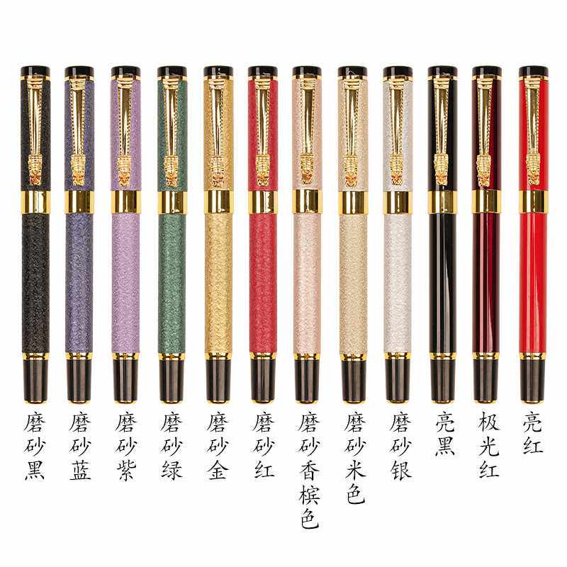 新款直销龙头金属三件套钢笔明尖暗尖弯尖礼盒套装可刻字男女学生