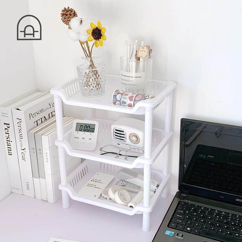 新款直销PK7J桌子桌面置物架床上收纳盒多层宿舍书桌书架收纳桌上,收纳整理,书桌收纳置物架,淘宝优惠券,粉丝福利购,淘宝优惠卷