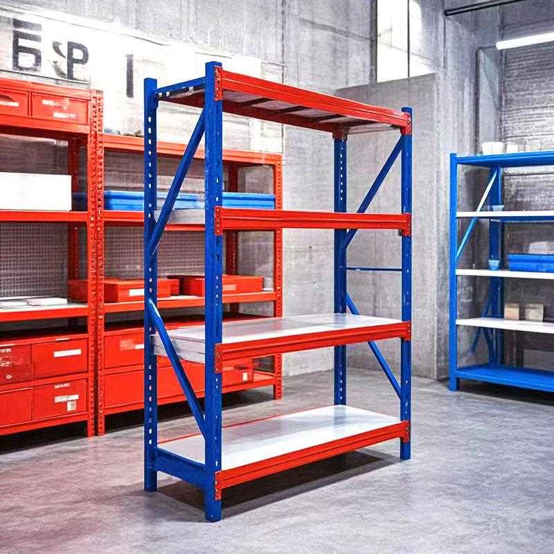 新款直销四层货架置物架仓储家用仓库轻型中型重型加厚铁架子福建