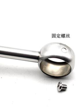 新款直销不锈钢中通座25x100mm法兰管座毛巾杆厨房挂杆窗帘杆浴帘