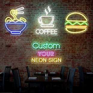 新款直销亚马逊爆款led霓虹灯牌酒吧店铺装饰英文字母图案霓虹灯