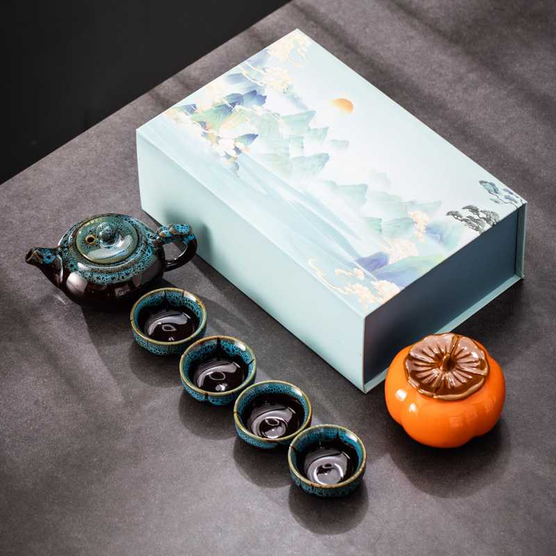 新款直销陶瓷直销文创伴手礼礼盒装茶具套装商务公司活动礼品定制