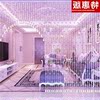 金香槟水晶珠帘隔断客厅门帘玄关卧室门卫生间装饰过道挂帘半帘子