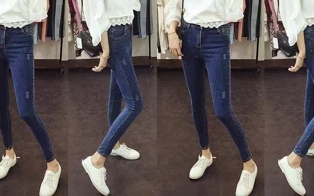 2017春夏季新款韩版牛仔裤女潮流低腰弹力铅笔长裤修身小脚裤潮|ruв категории Женская одежда, джинсы - от Buy2taobao.com для оказания профессиональной услуги покупки агента Taobao