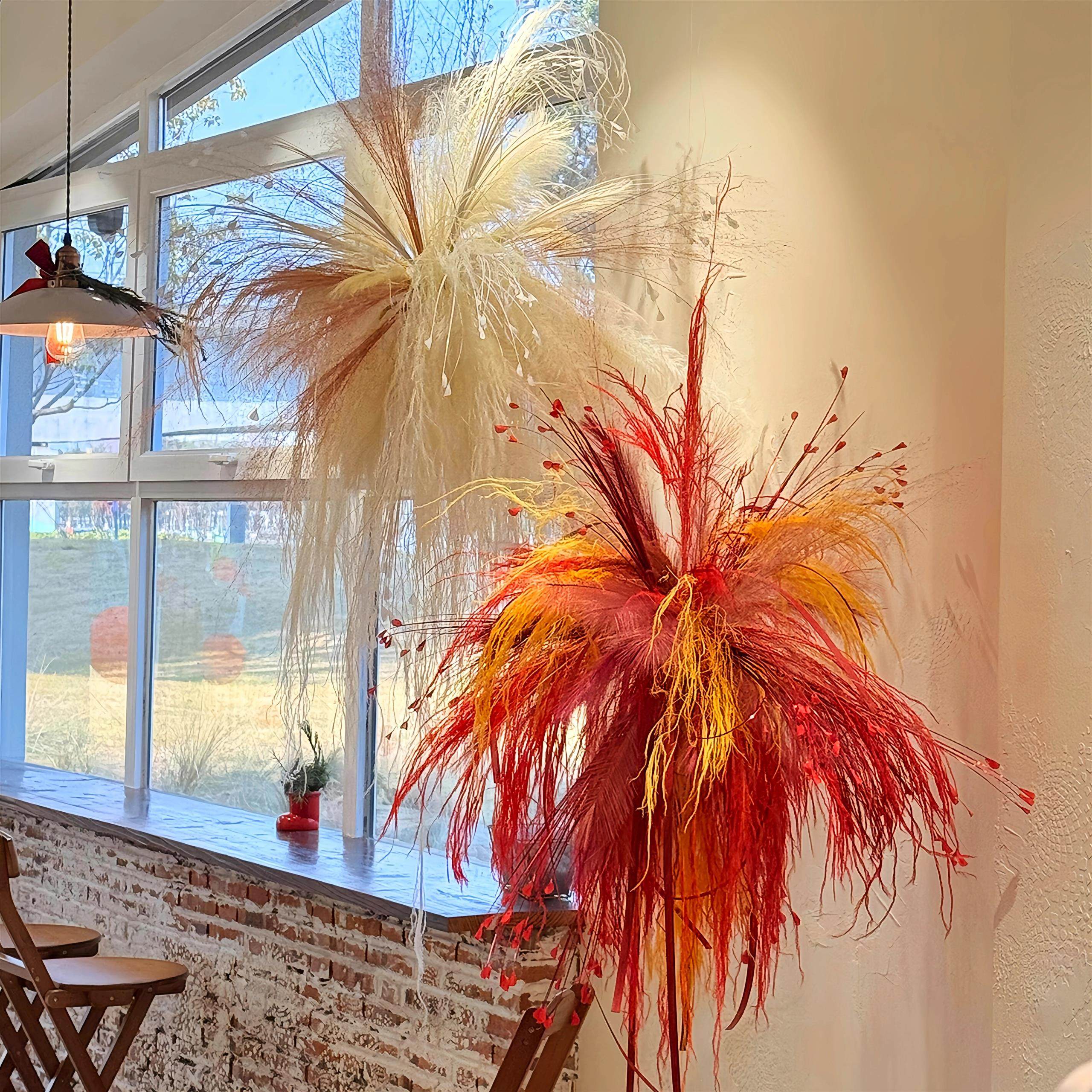 【永不落幕的烟花！】仿真烟花永生花装置新年装饰氛围感拍照道具