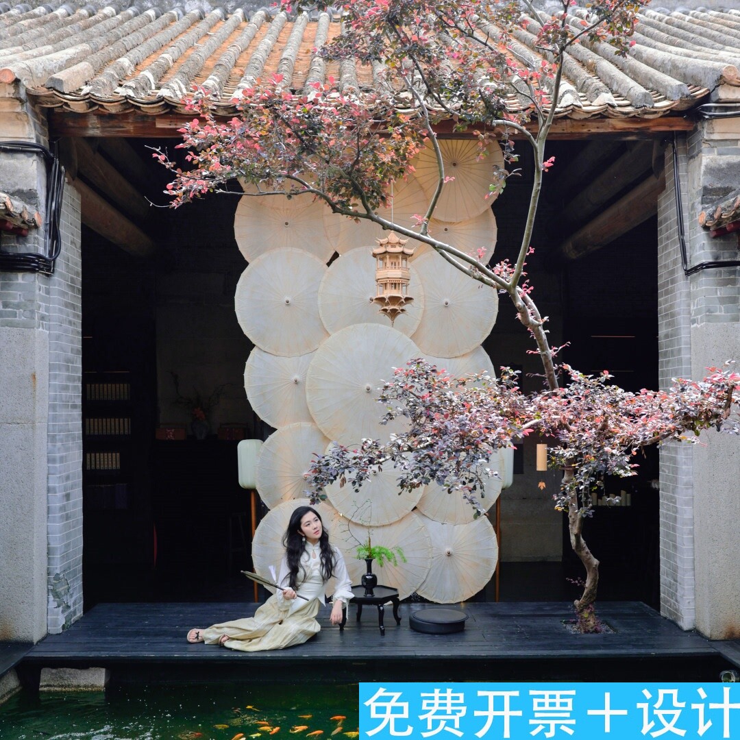 夏日国风景区公园网红拍照