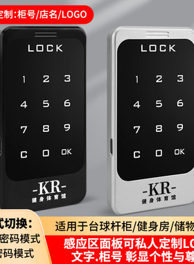 台球存杆健身房更衣储物柜密码锁