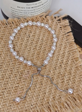 珍珠锆石显白轻奢送闺蜜手链
